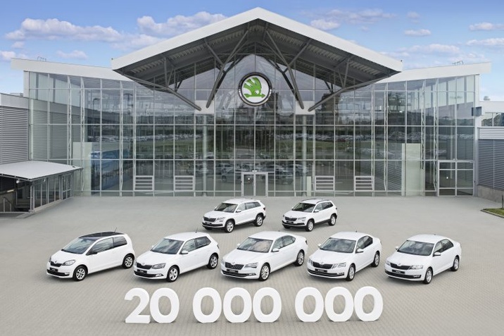 20 millió legyártott ŠKODA